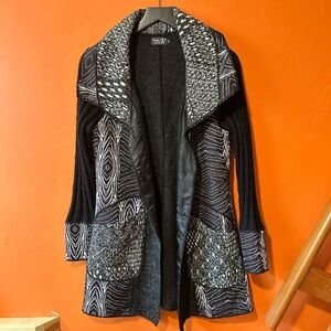Tivoli Black and White Patterned Jacket